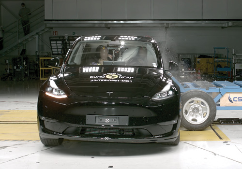 Tesla Model Y consegue a nota mais elevada nas tecnologias auxiliares de segurança.